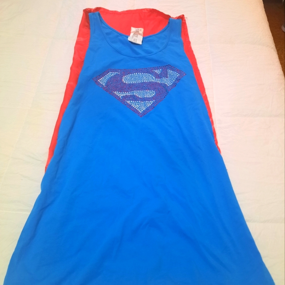 Superwoman dress with cape